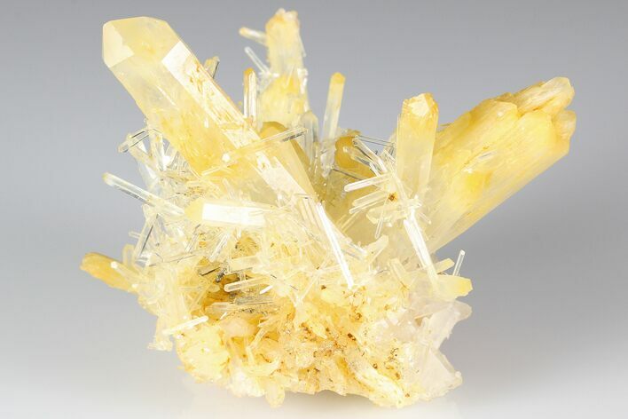 Pristine, Mango Quartz Crystal Cluster - Cabiche, Colombia #188369